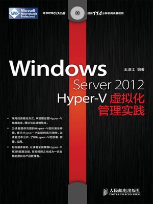 cover image of Windows Server 2012 Hyper-V虚拟化管理实践
